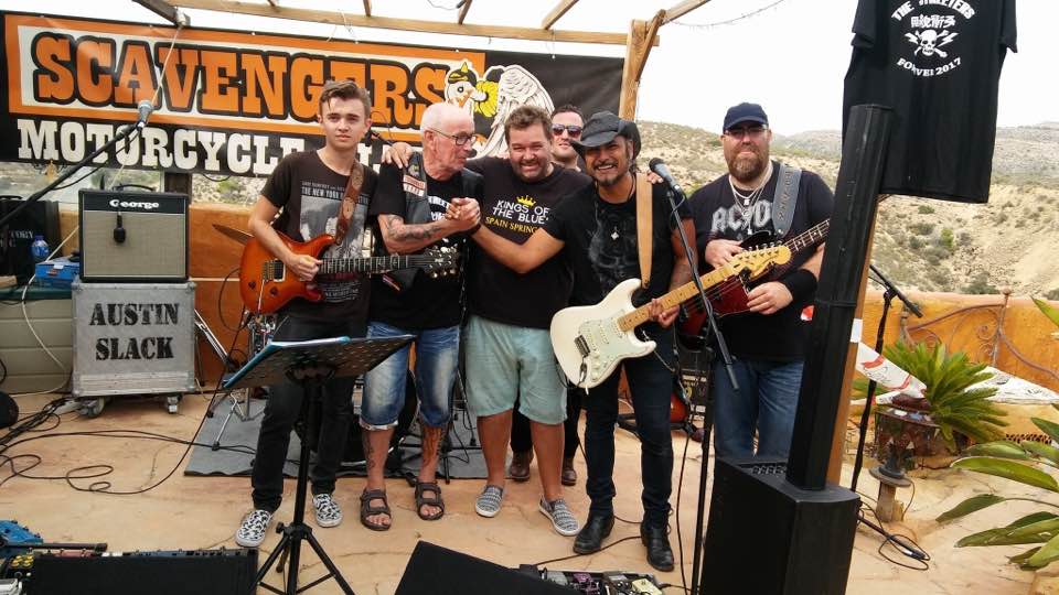 Streeters band summer end party Scavengers mc alicante spain